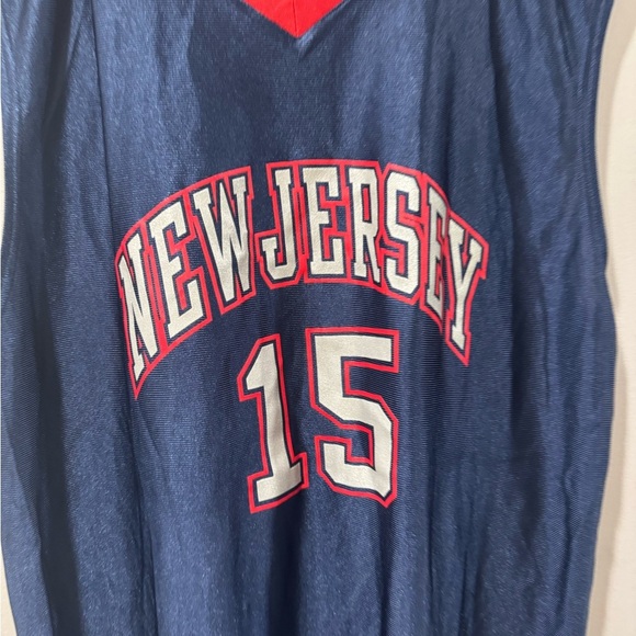 Vince Carter Reebok NBA New Jersey Nets Basketball Jersey - Picture 3 of 6